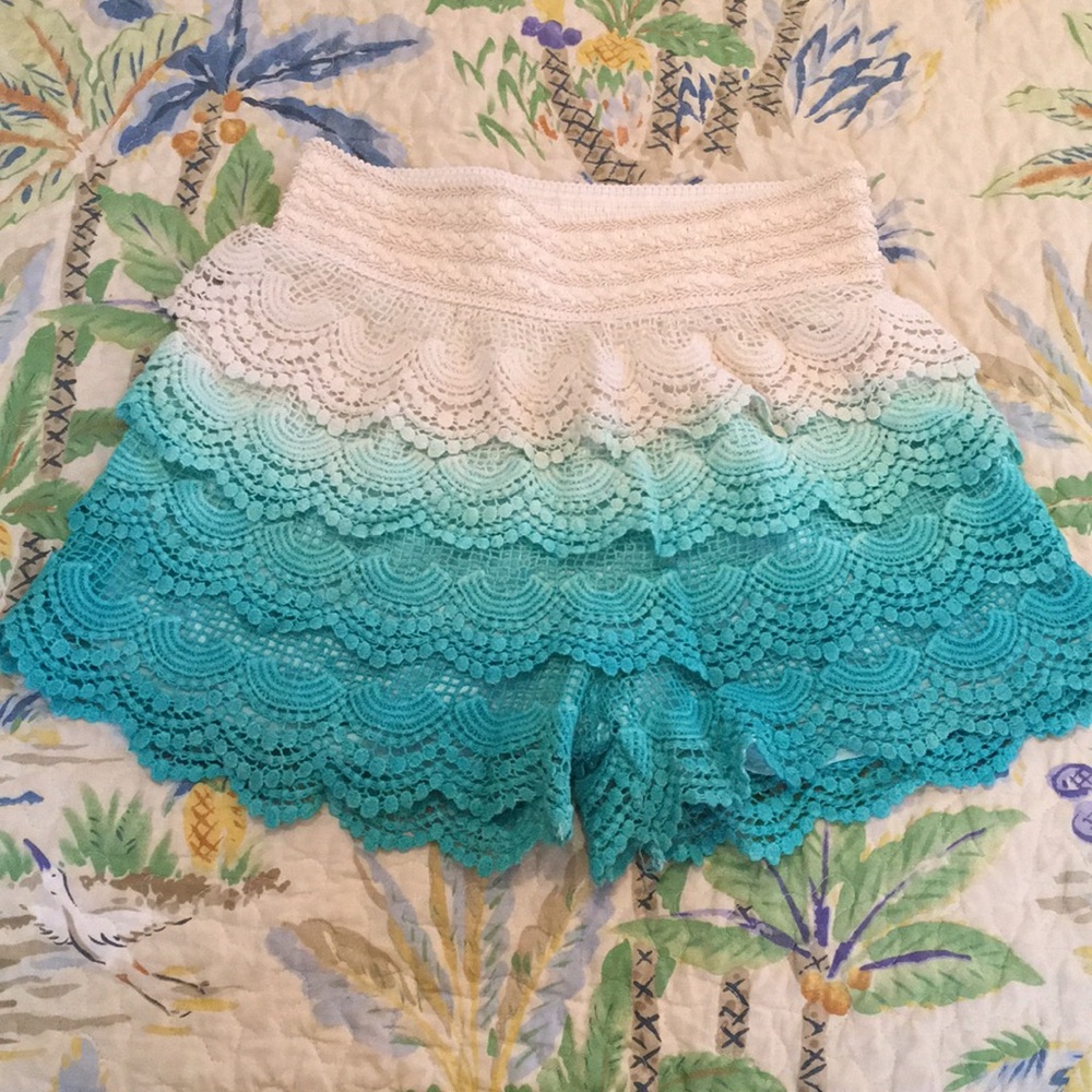 Lightly worn ombré shorts!
